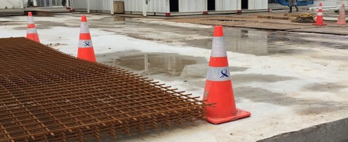 Temporary Slab Foundation for Desander