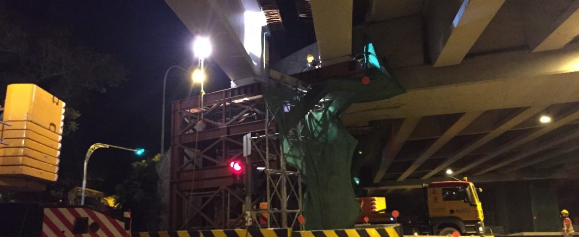 Temporary Steel Decking for Support Bridge Girder